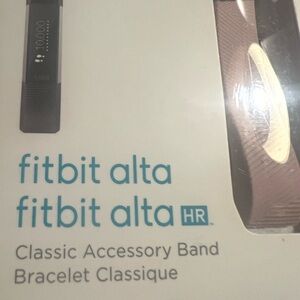 NEW Fitbit Alta HR Classic Band - pink/rose gold